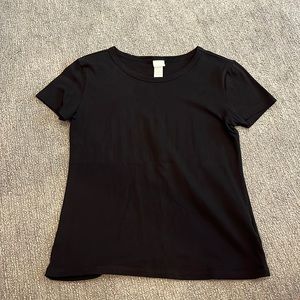 Plain Black Tee by H&M